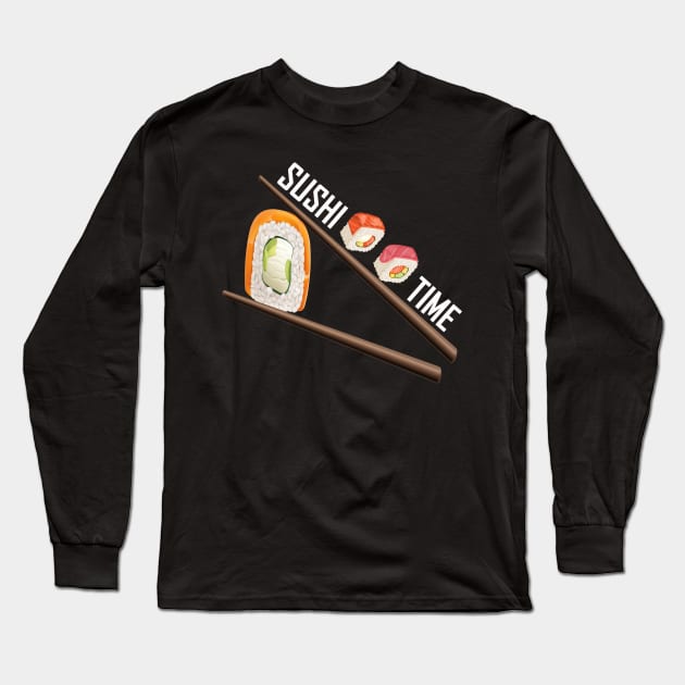 Sushi Time Long Sleeve T-Shirt by FERRAMZ